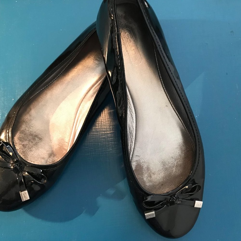 Coach Patent Leather Ballet Flats